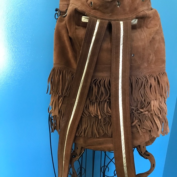 15% BUNDLE!! Boho Joes Jeans BOHO fringe backpack - Picture 5 of 8